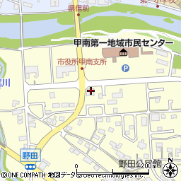 滋賀銀行甲南支店 ＡＴＭ周辺の地図