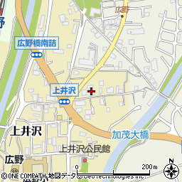 兵庫県三田市上井沢490周辺の地図