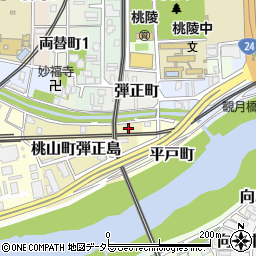 株式会社地域文化財研究所　京都支所周辺の地図