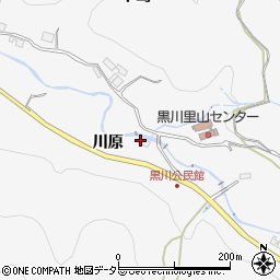 兵庫県川西市黒川川原282周辺の地図