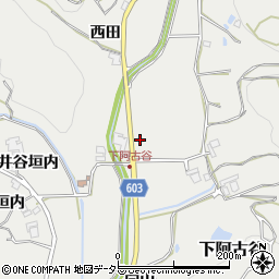 兵庫県川辺郡猪名川町下阿古谷下前田周辺の地図