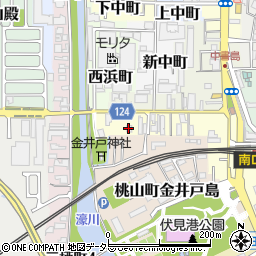 京都府京都市伏見区三栖向町764周辺の地図
