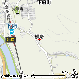 島根県浜田市下府町744-3周辺の地図
