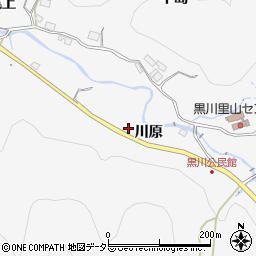 兵庫県川西市黒川川原288-1周辺の地図