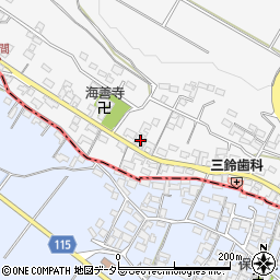 三重県四日市市鹿間町303-3周辺の地図