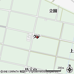 愛知県安城市桜井町グテ周辺の地図
