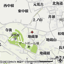 愛知県知多郡阿久比町矢高地蔵峯25周辺の地図