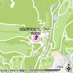 旭国際宝塚カンツリー倶楽部周辺の地図