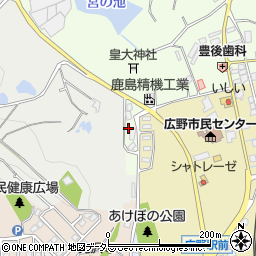 兵庫県三田市広野43周辺の地図