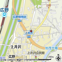 兵庫県三田市上井沢482周辺の地図