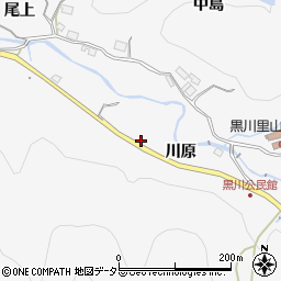 兵庫県川西市黒川川原290周辺の地図