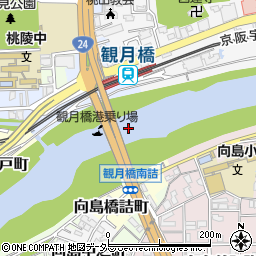 観月橋周辺の地図