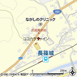 愛知県新城市長篠森上周辺の地図