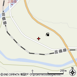 広島県庄原市東城町受原133周辺の地図