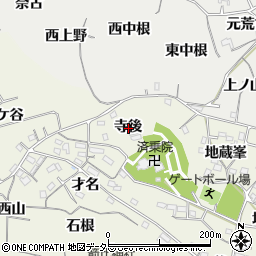 愛知県知多郡阿久比町矢高寺後周辺の地図
