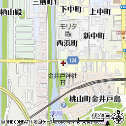 京都府京都市伏見区三栖向町770周辺の地図