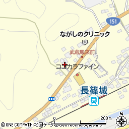 愛知県新城市長篠森上23周辺の地図