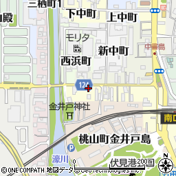 京都府京都市伏見区三栖向町762周辺の地図