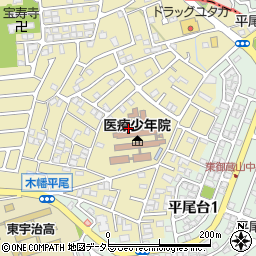 京都府宇治市木幡平尾周辺の地図