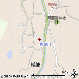 兵庫県川辺郡猪名川町槻並西中垣内周辺の地図