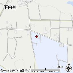 兵庫県三田市中内神672周辺の地図