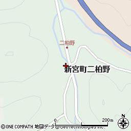 兵庫県たつの市新宮町二柏野416周辺の地図