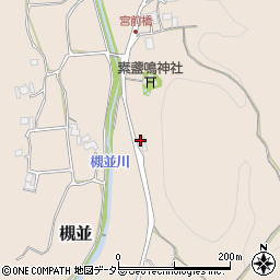 兵庫県川辺郡猪名川町槻並宮ノ森周辺の地図