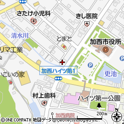 兵庫県加西市北条町横尾892周辺の地図