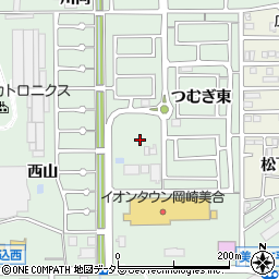 愛知県岡崎市美合町つむぎ中3周辺の地図