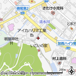 兵庫県加西市北条町横尾421周辺の地図