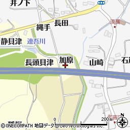 愛知県新城市大宮加原周辺の地図