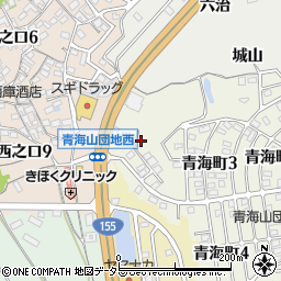 〒479-0004 愛知県常滑市青海町の地図