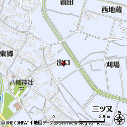 愛知県常滑市久米出口周辺の地図