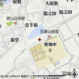 愛知県常滑市金山南平井周辺の地図