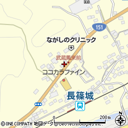 愛知県新城市長篠森上6周辺の地図