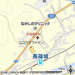 愛知県新城市長篠森上16周辺の地図