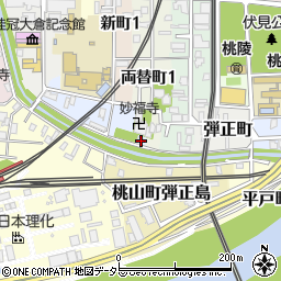 京都府京都市伏見区柿木浜町455周辺の地図