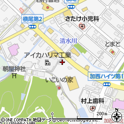 兵庫県加西市北条町横尾470周辺の地図