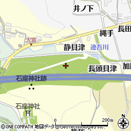 愛知県新城市大宮長頭貝津周辺の地図