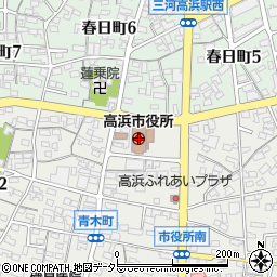 〒444-1300 愛知県高浜市（以下に掲載がない場合）の地図