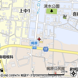兵庫県加東市梶原416周辺の地図