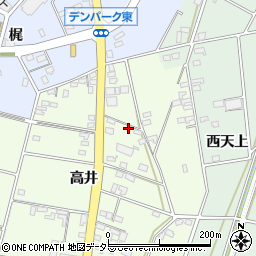 愛知県安城市石井町高井58-23周辺の地図