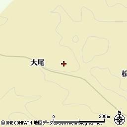 京都府長岡京市奥海印寺大尾周辺の地図