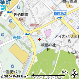 兵庫県加西市北条町周辺の地図