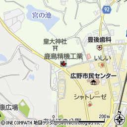 兵庫県三田市広野39周辺の地図