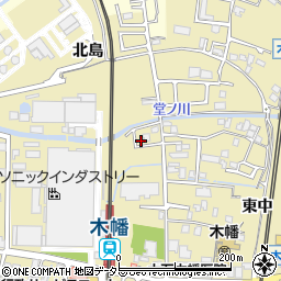 京都府宇治市木幡西中1周辺の地図