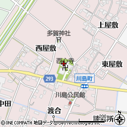 愛知県安城市川島町周辺の地図