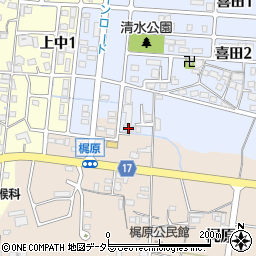 ヤシロ中村コーポＣ棟周辺の地図