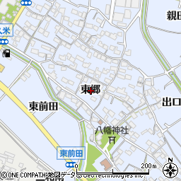 愛知県常滑市久米東郷周辺の地図