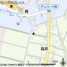 愛知県安城市石井町高井135-4周辺の地図